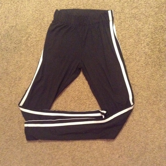 Rue21 Pants - Black 2 stripe Joggers